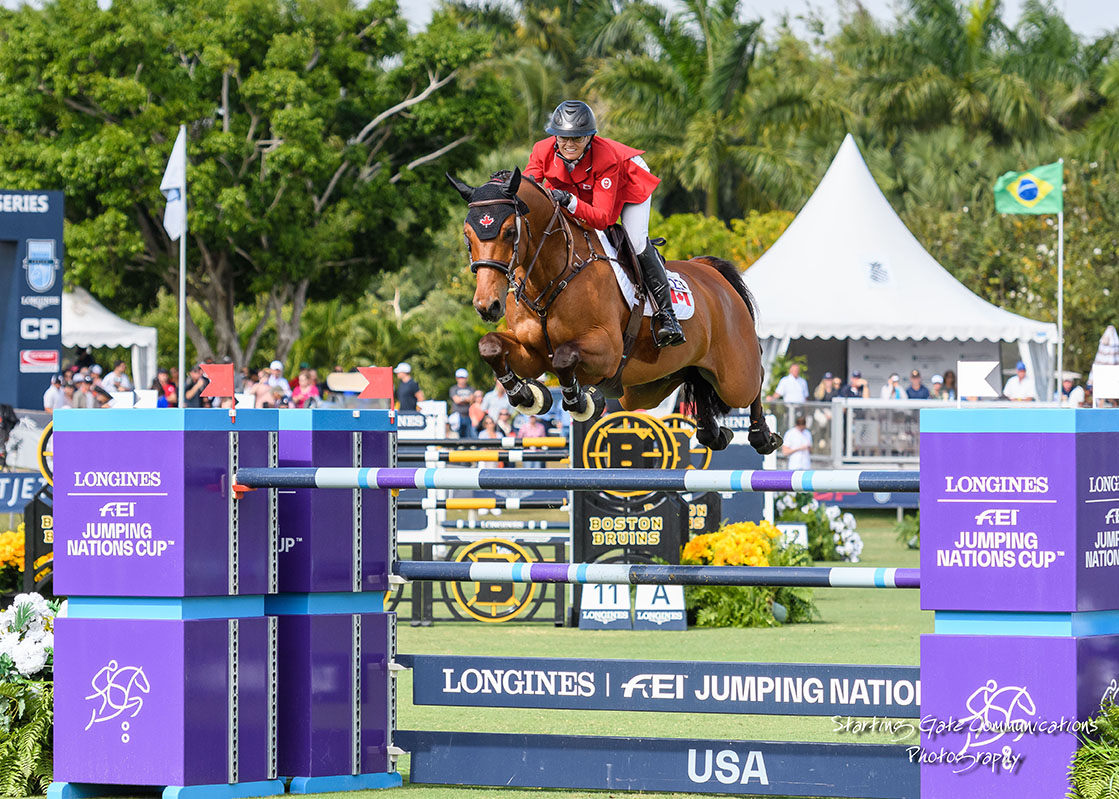Canadian Show Jumping Team Takes Fourth in $290,000 Longines Nations Cup